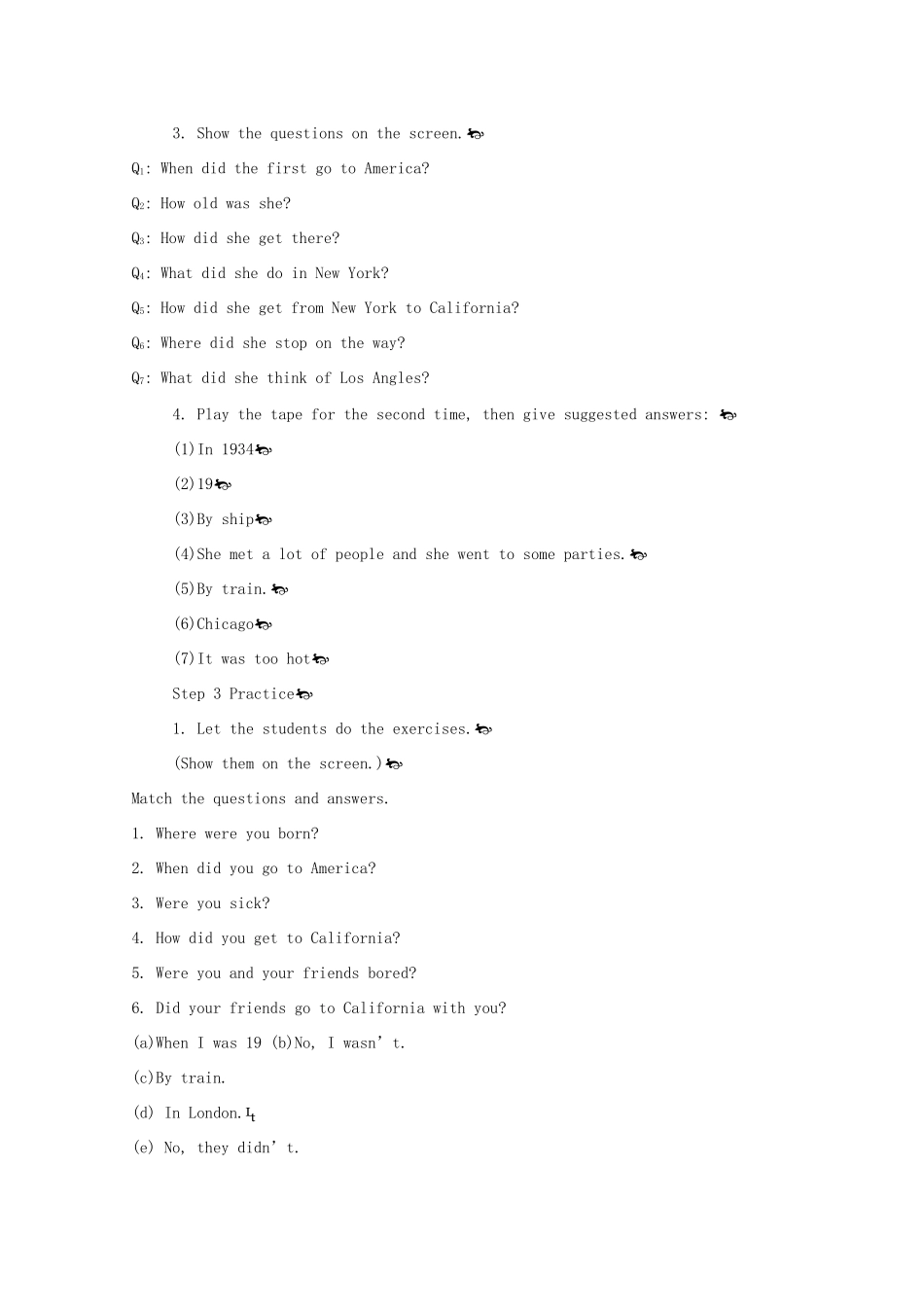 高中英语 Module 3 6th period教案 外研版必修1_第2页
