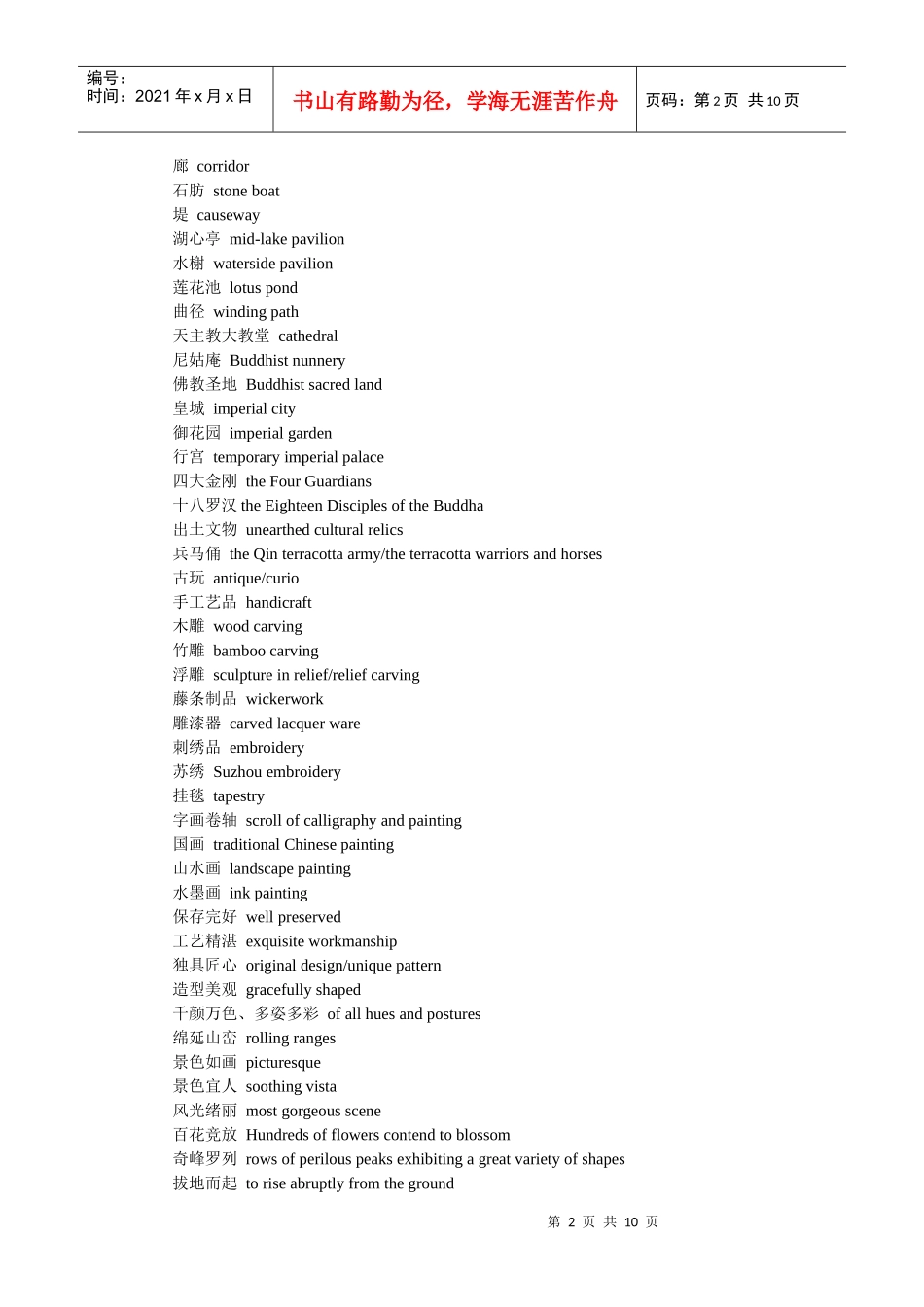 上海旅游景点英文讲解词大全_第2页