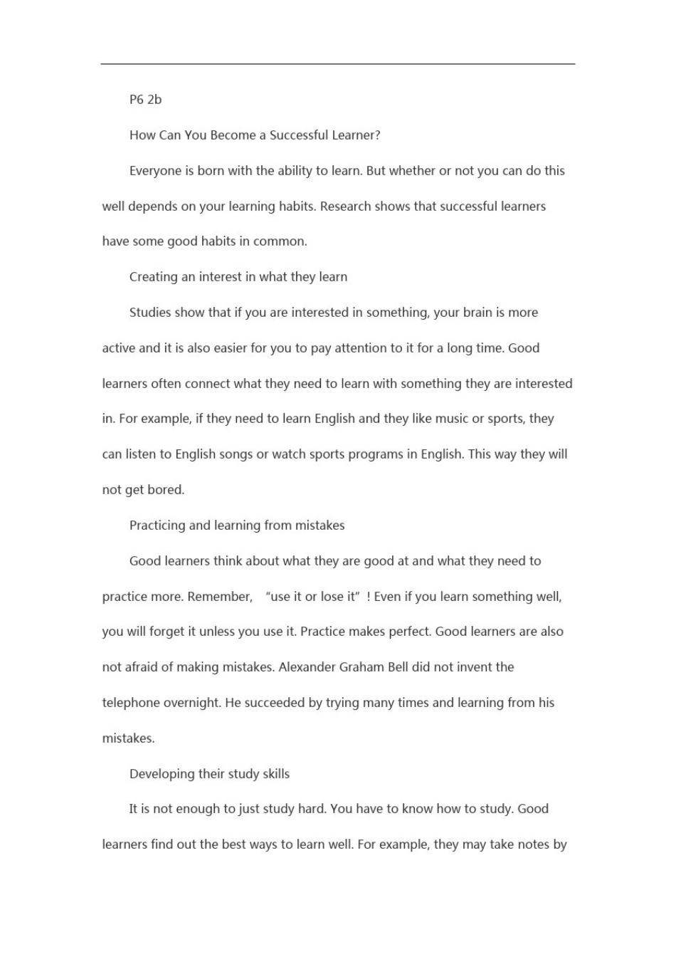 人教版九年级英语全一册课文(完美版)_第2页