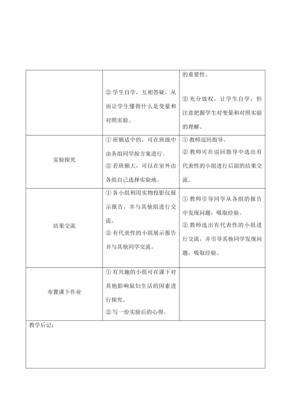 七年级生物上册 1.2.2环境对生物的影响教学设计 人教版_第3页