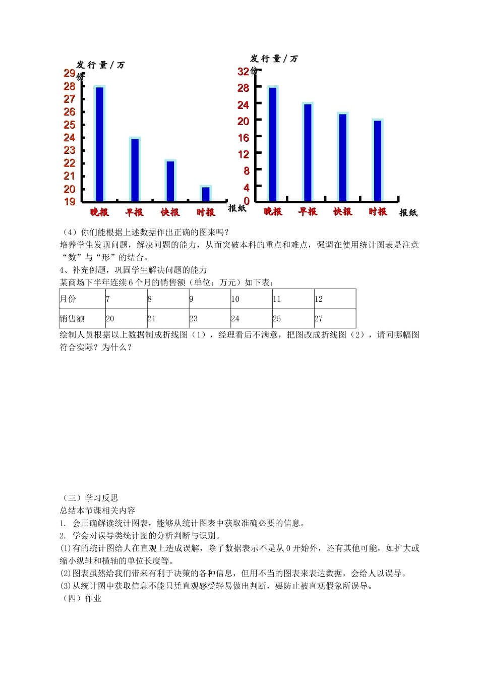 七年级数学上册 5.4 从图表中的数据获取信息教学设计 （新版）沪科版-（新版）沪科版初中七年级上册数学教案_第3页