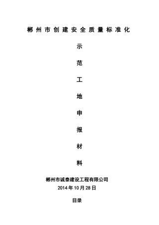 (六)准化工作实施方案
