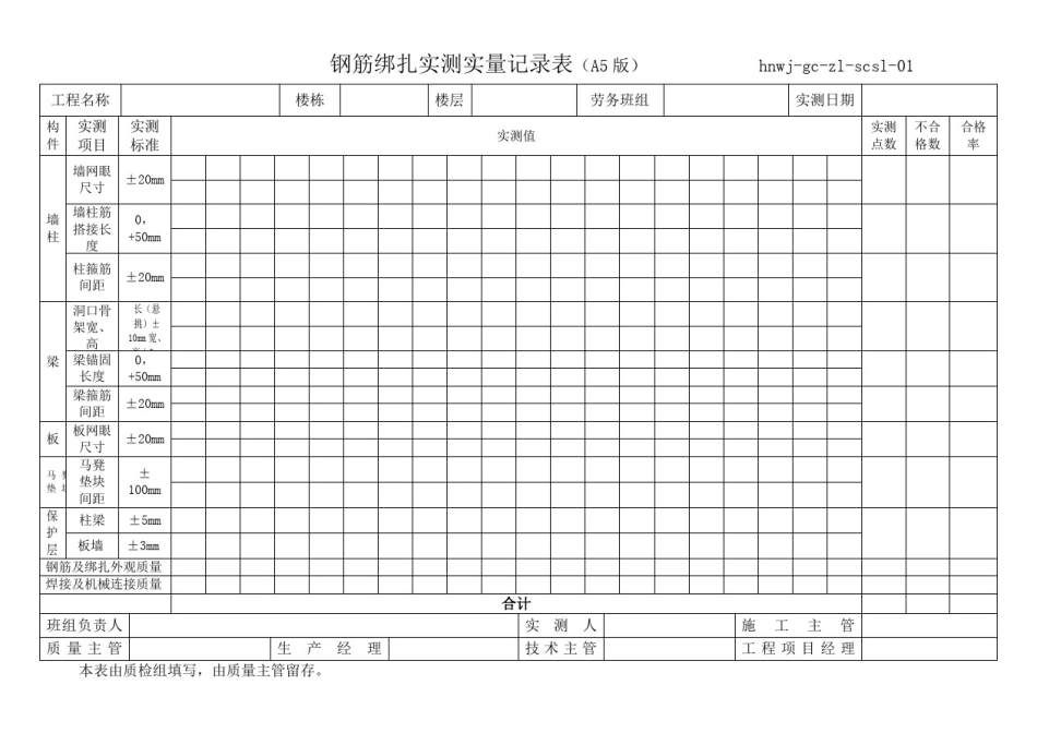 实测实量记录表格_第3页