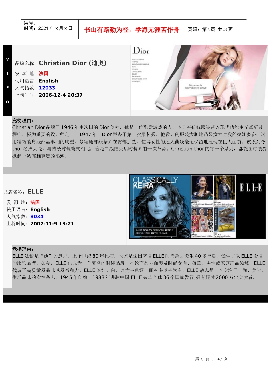 世界著名服装品牌38433712_第3页