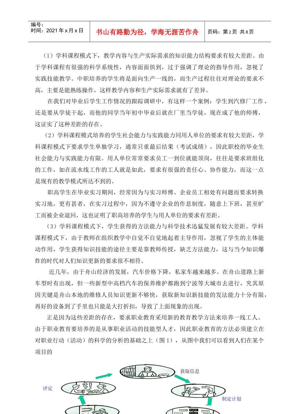 中职机械汽修专业项目课程开发的可行性研究_第2页