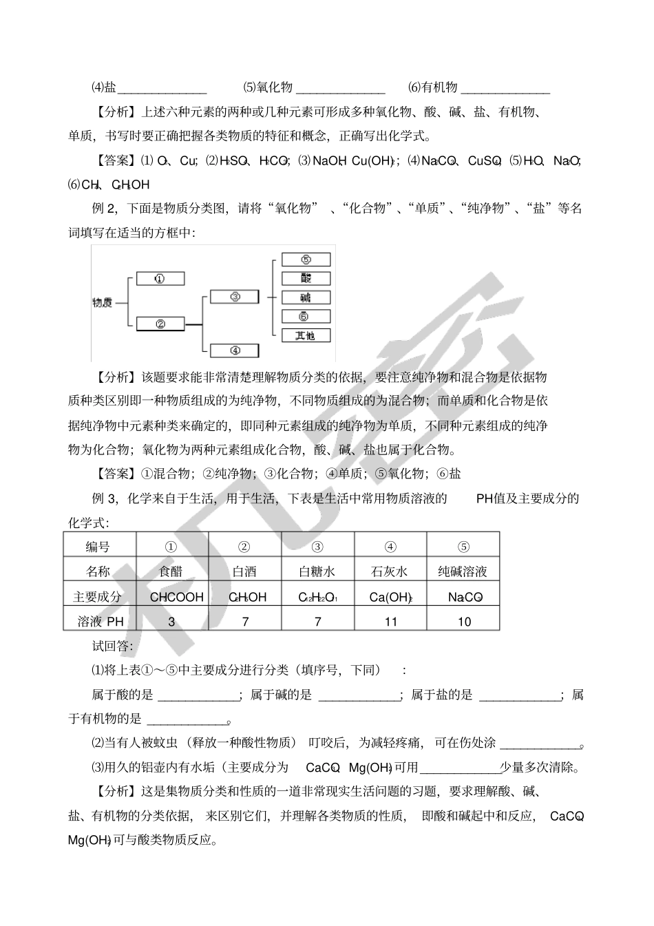 中考化学总复习全部专题_第3页