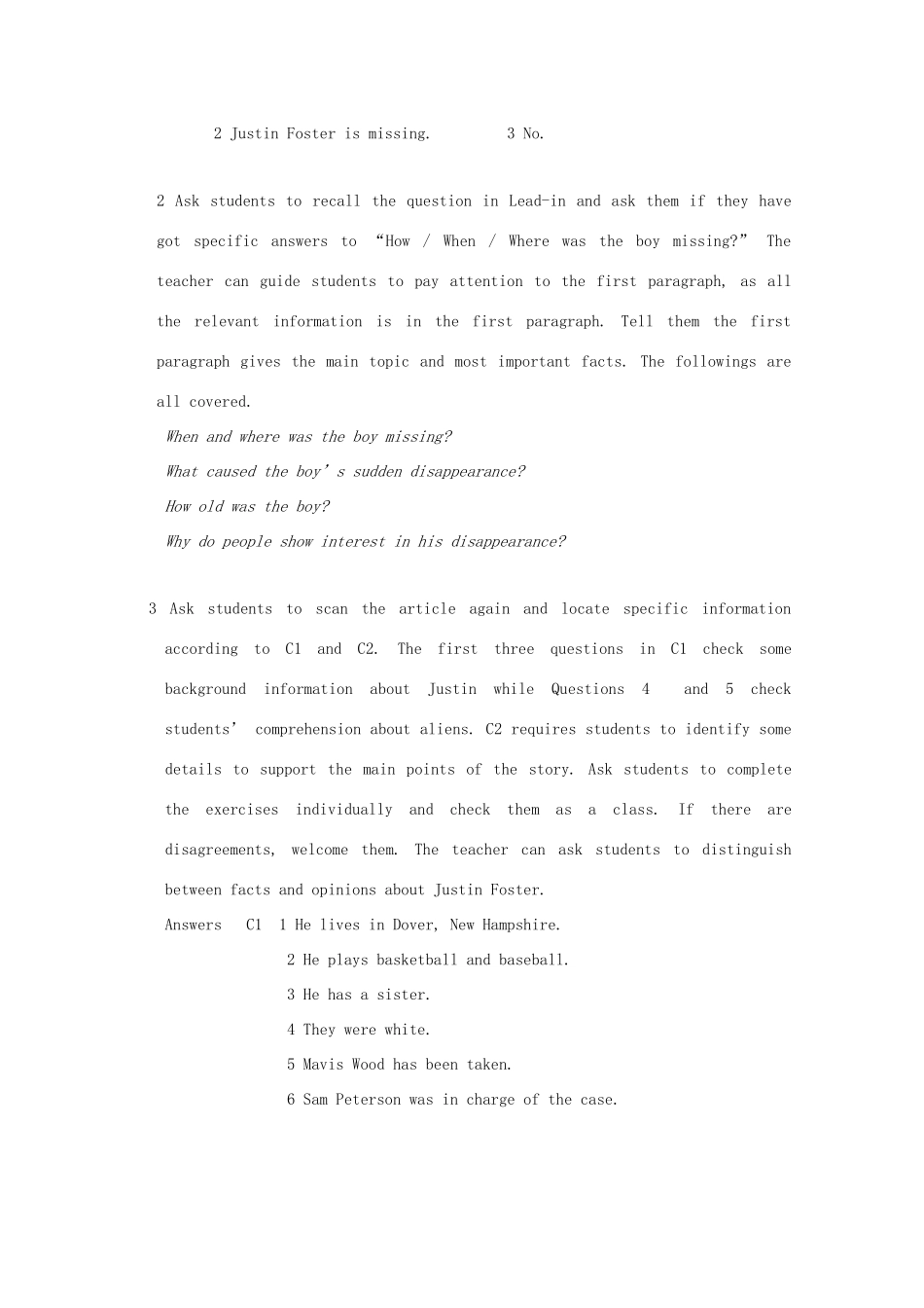 高中英语 unit1 Tales of the unexplained-reading（2）精品教案 牛津译林版必修2_第2页