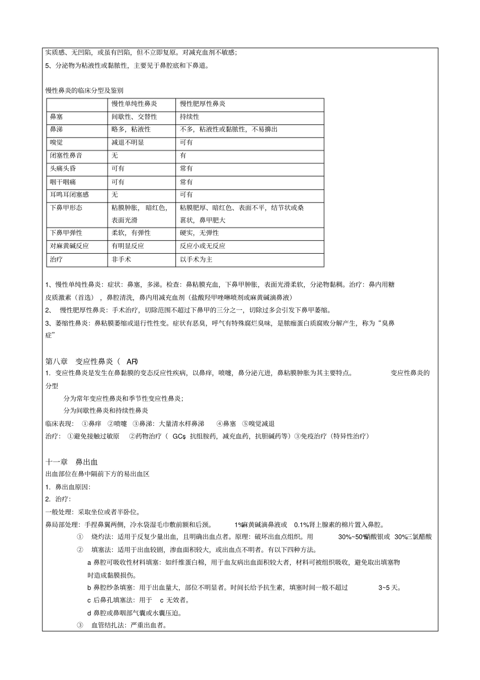 外科学耳鼻喉知识点_第3页