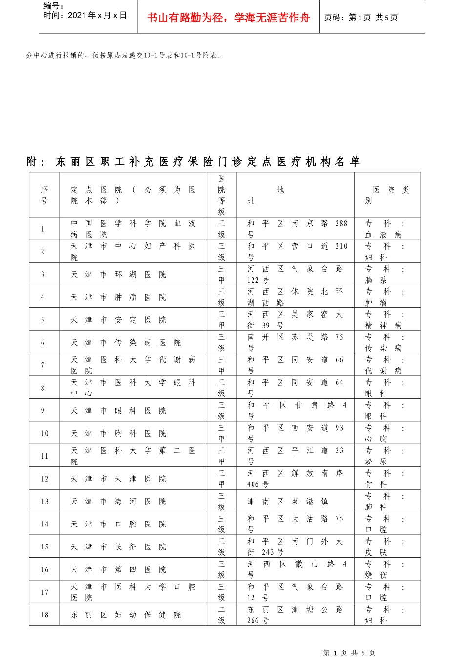东丽区职工补充医疗保险_第2页