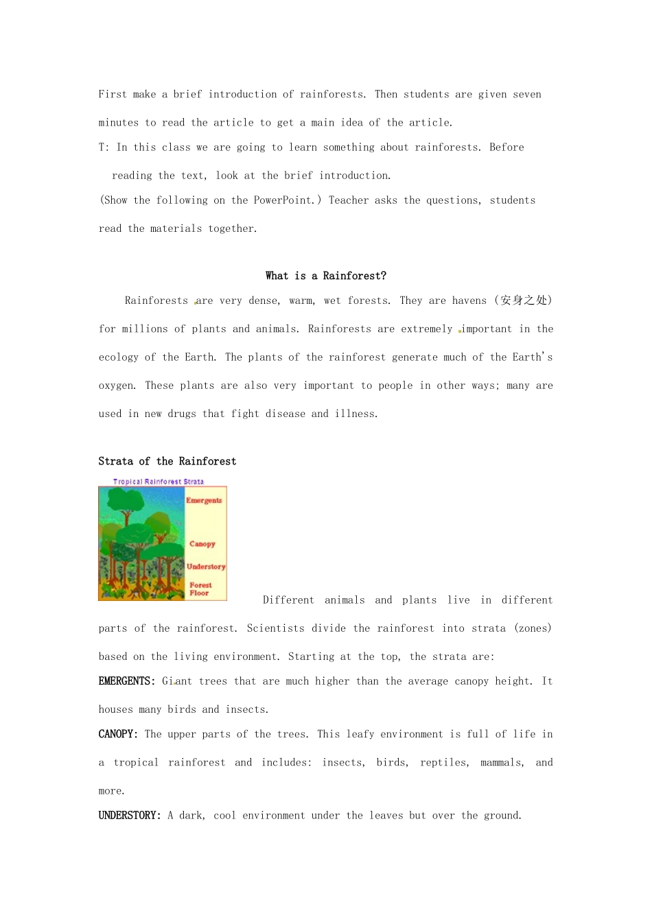 安徽省滁州市第二中学高中英语 Unit22 Environmental Protection The Eleventh Period Check your progress教案 北师大版选修8_第2页