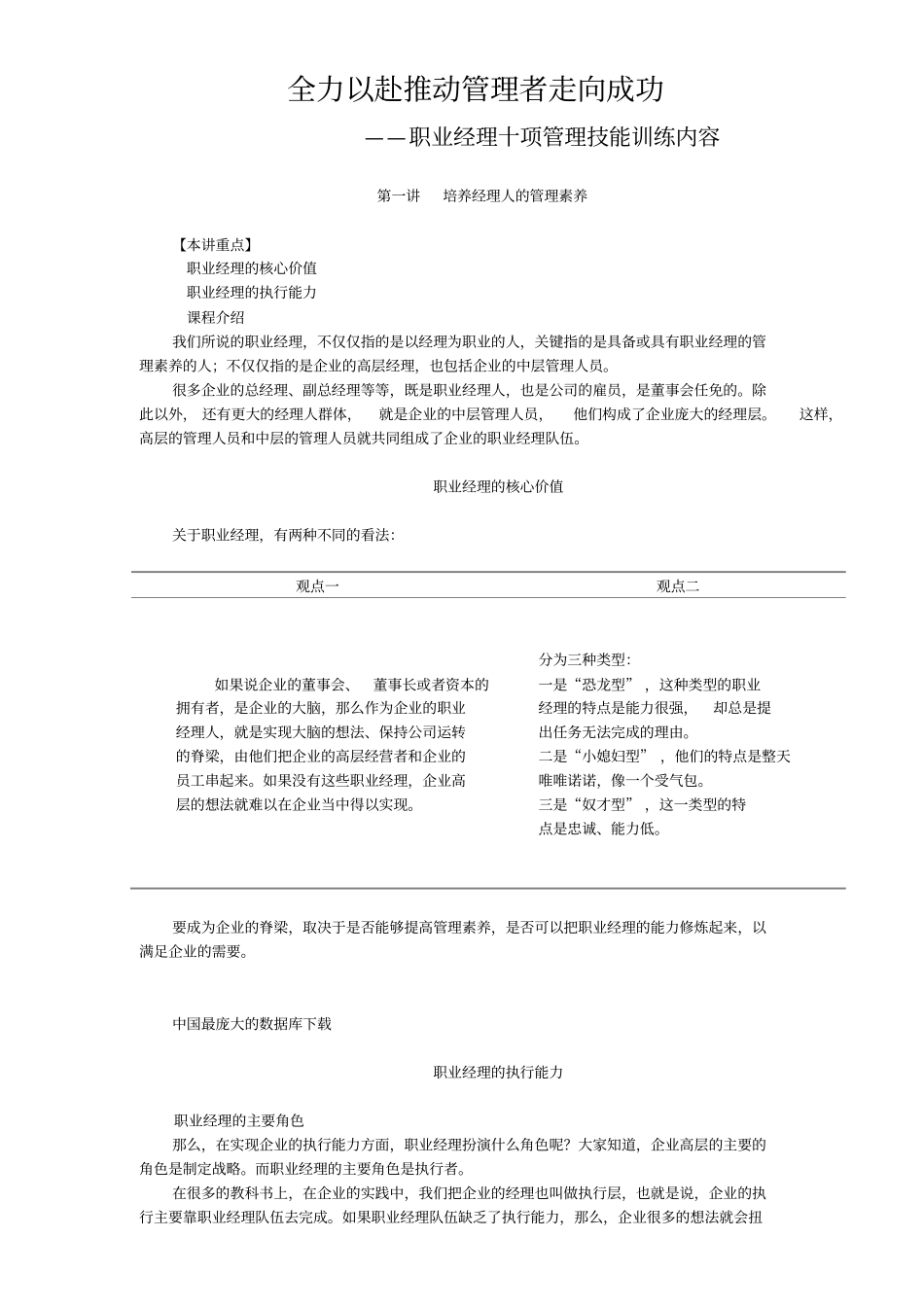 企业职业经理人的素养_第1页