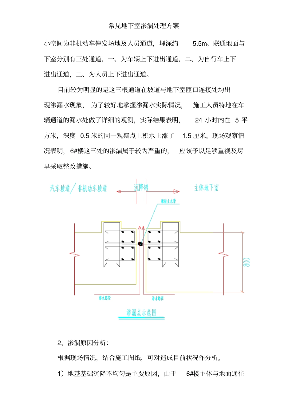 常见地下室渗漏处理方案_第3页