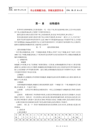 农业畜牧生产学相关知识