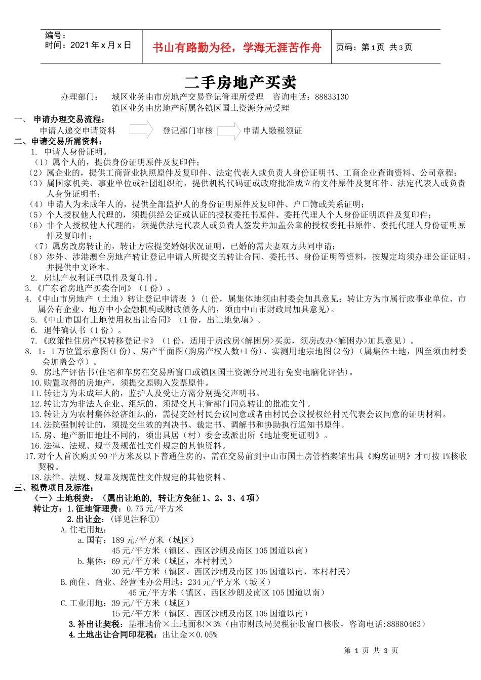 二手房地产买卖_第1页