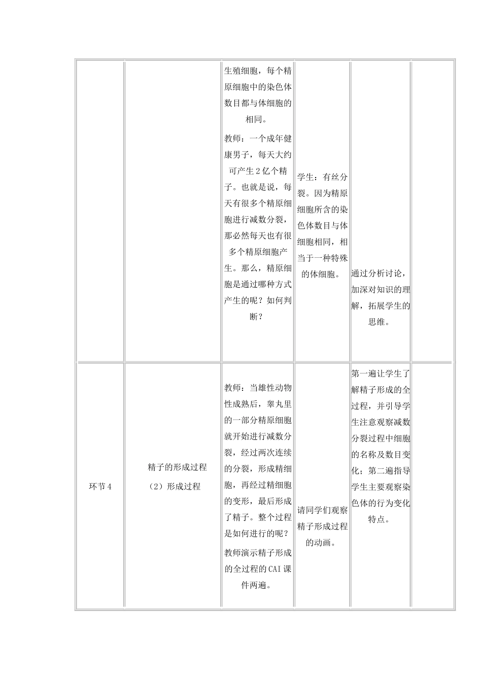 高中生物下学期《减数分裂和受精作用》教学设计-人教版高中全册生物教案_第3页