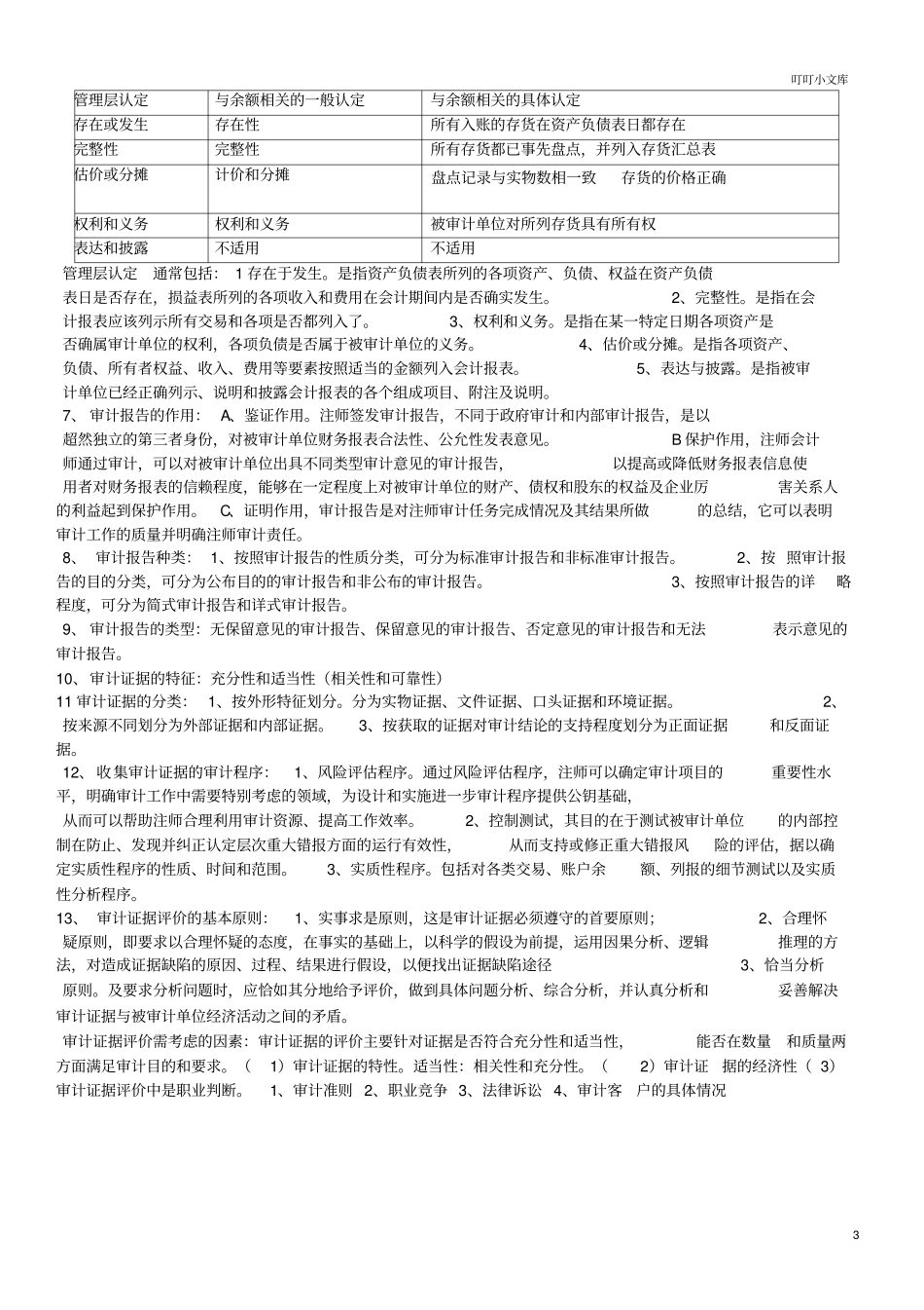 审计名词解释及简答_第3页