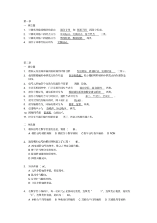 (完整版)计算机网络复习题(97-03)