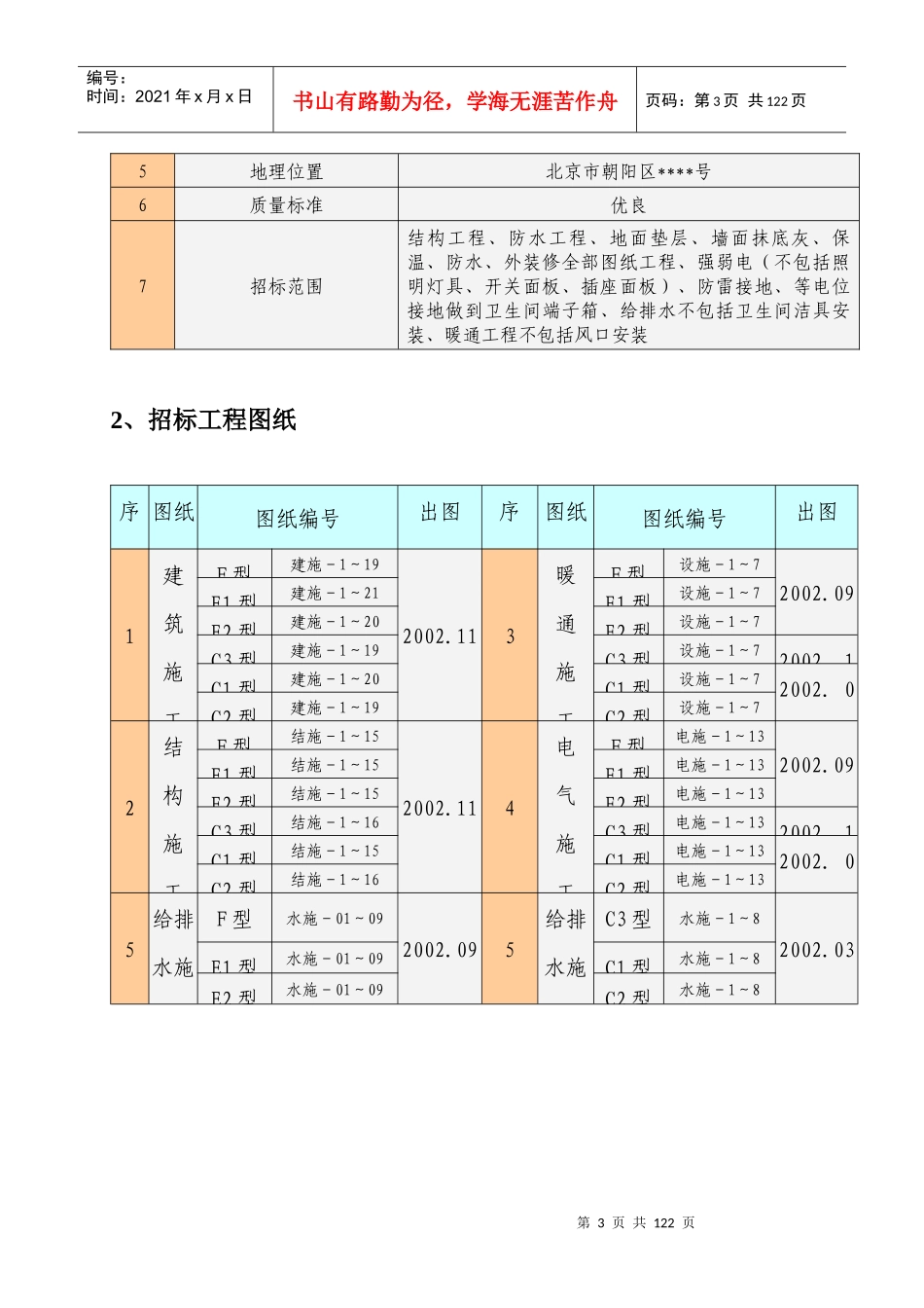 北京别墅群施工组织设计_第3页