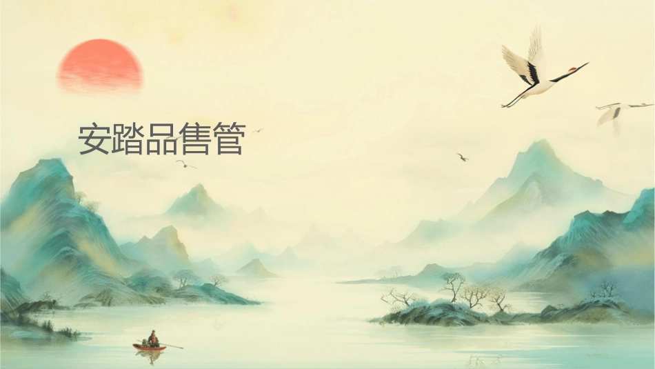 安踏货品销售管理课件_第1页