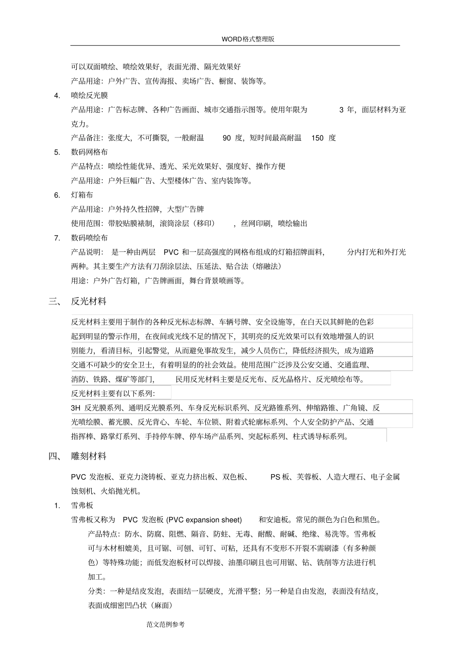 常用广告材质分类及优缺点_第3页