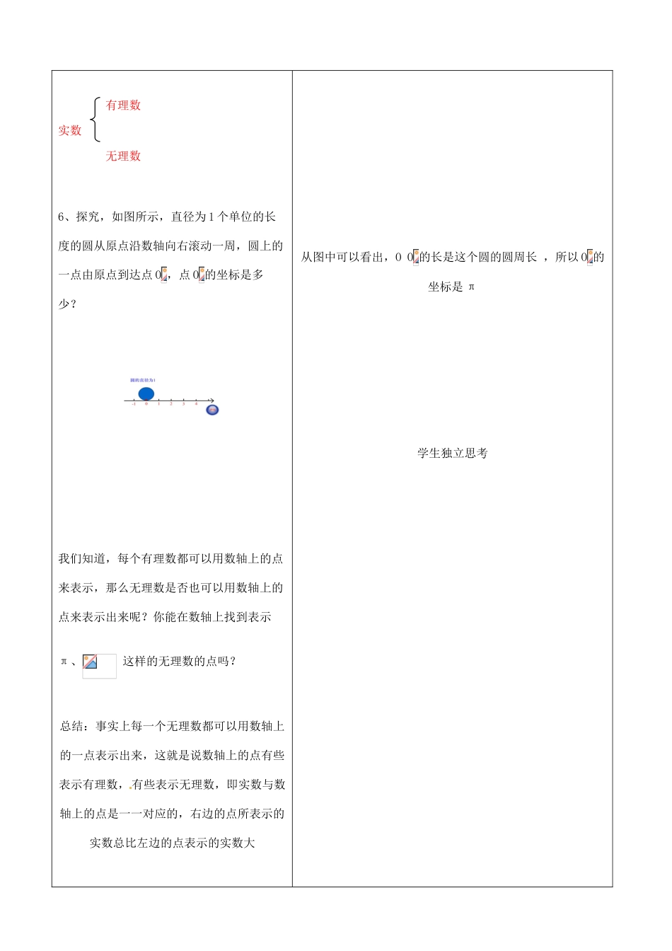 山东省郯城三中初中数学《实数（1）》教案_第3页