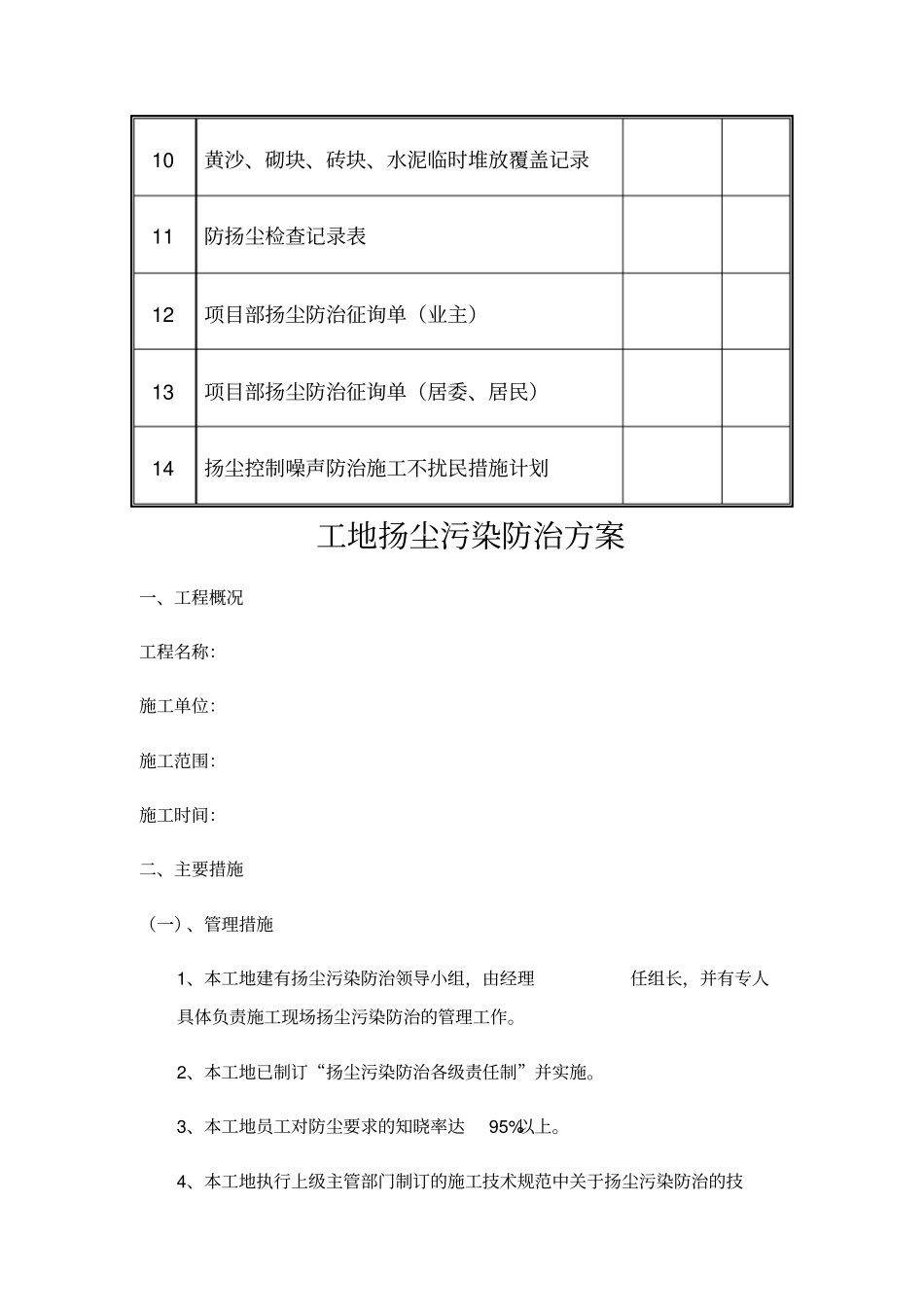 扬尘治理台账_第2页