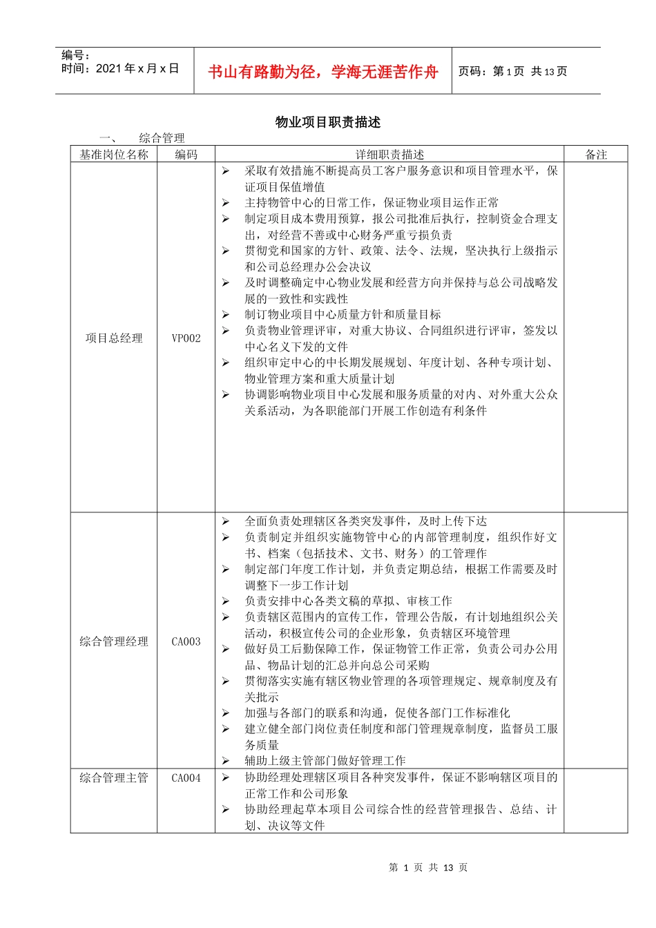JD－物业项目_第1页