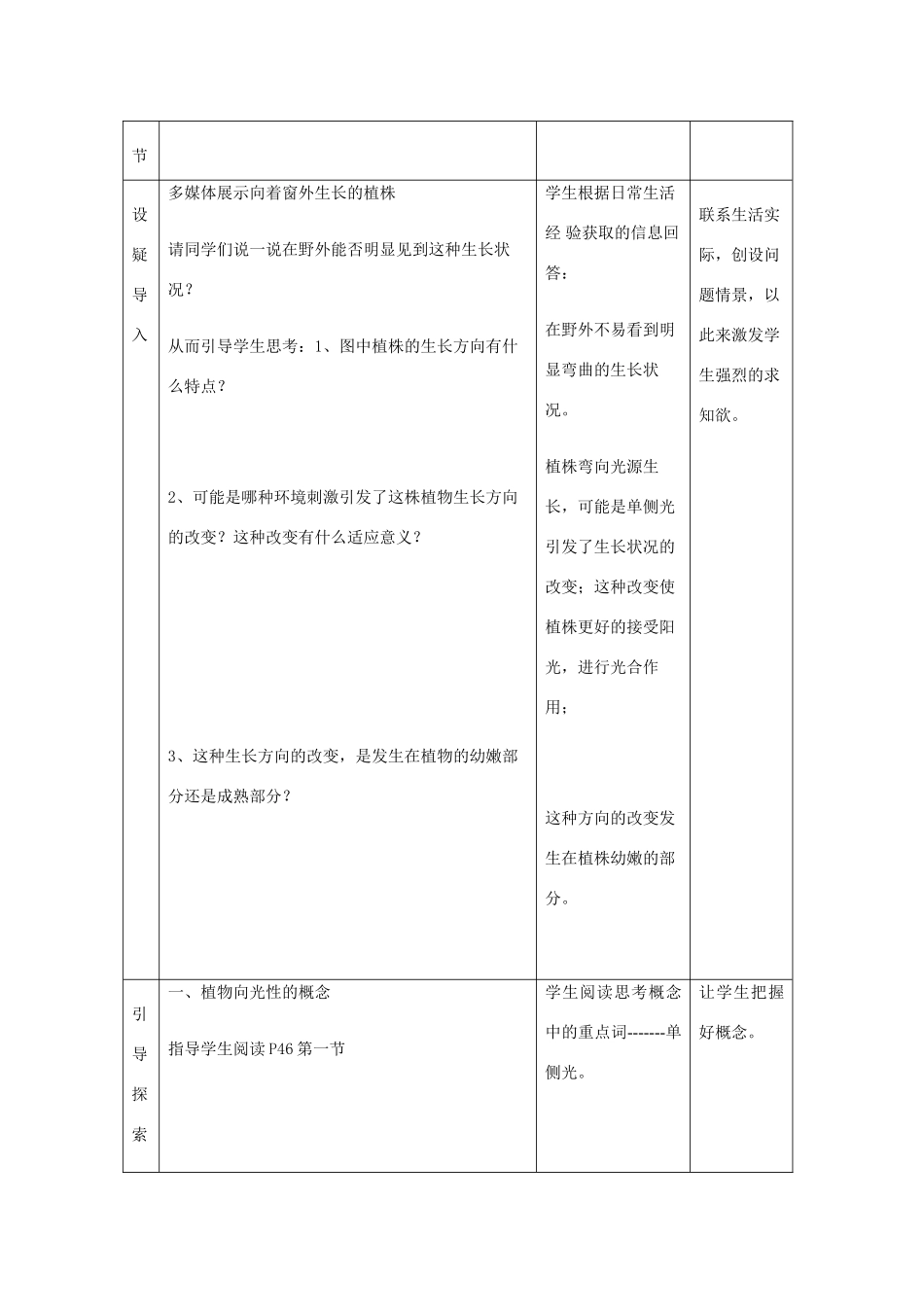 [教案]3章1节 植物生长素的发现_第3页