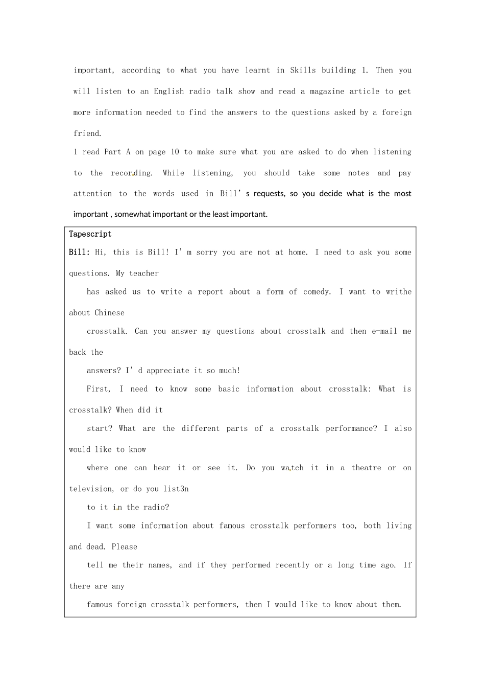 高中英语 Unit 1《Laughter is good for you-Task》教案 牛津译林版选修6_第2页