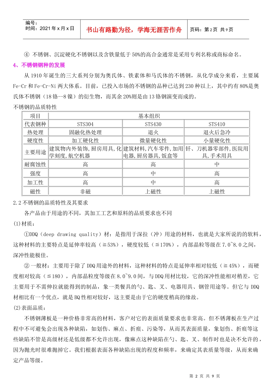 不锈钢材料的基础知识概述_第2页