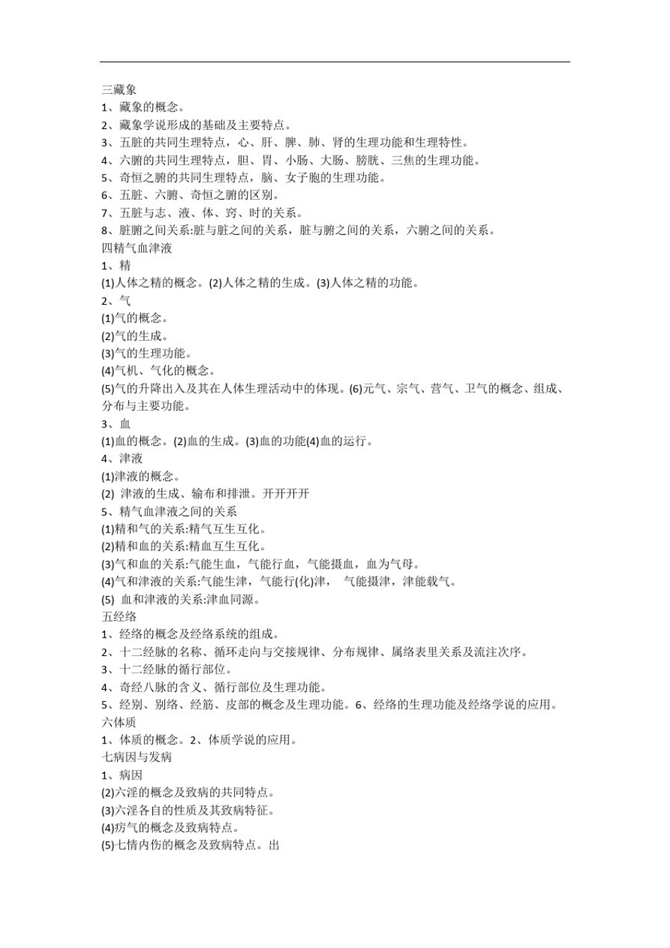 中医考研大纲_第2页