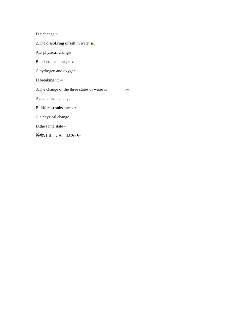 高中英语 Module 5　A Lesson in a Lab（话题导入）教案 外研版必修1_第3页