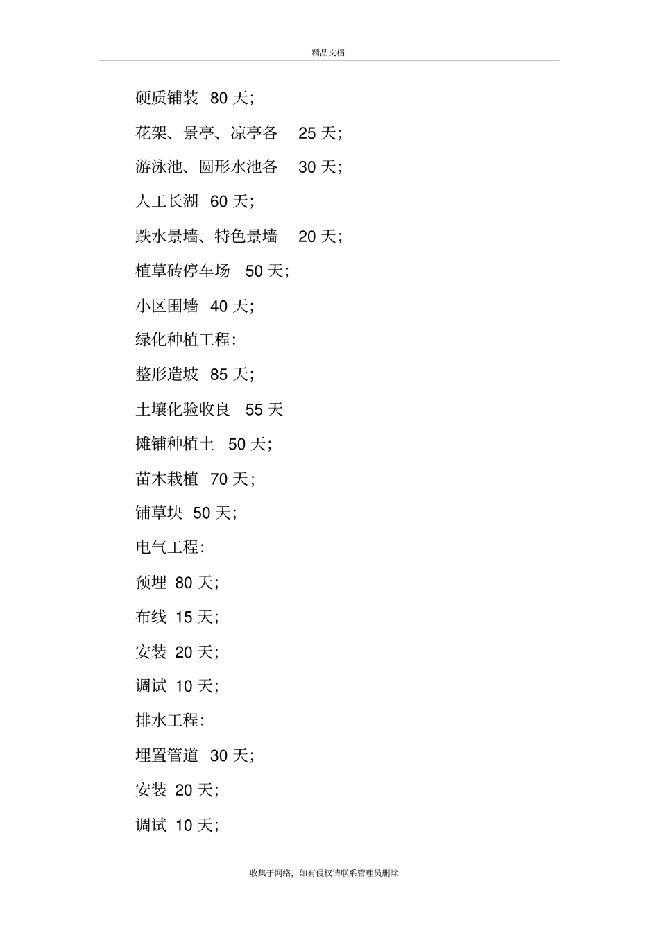 园林绿化工程施工进度计划措施教学内容_第3页