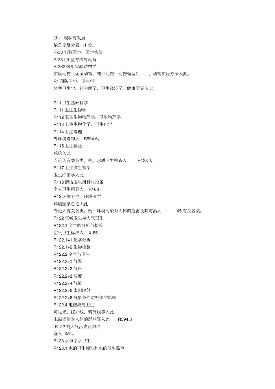 医学科目中图分类号详细说明_第2页