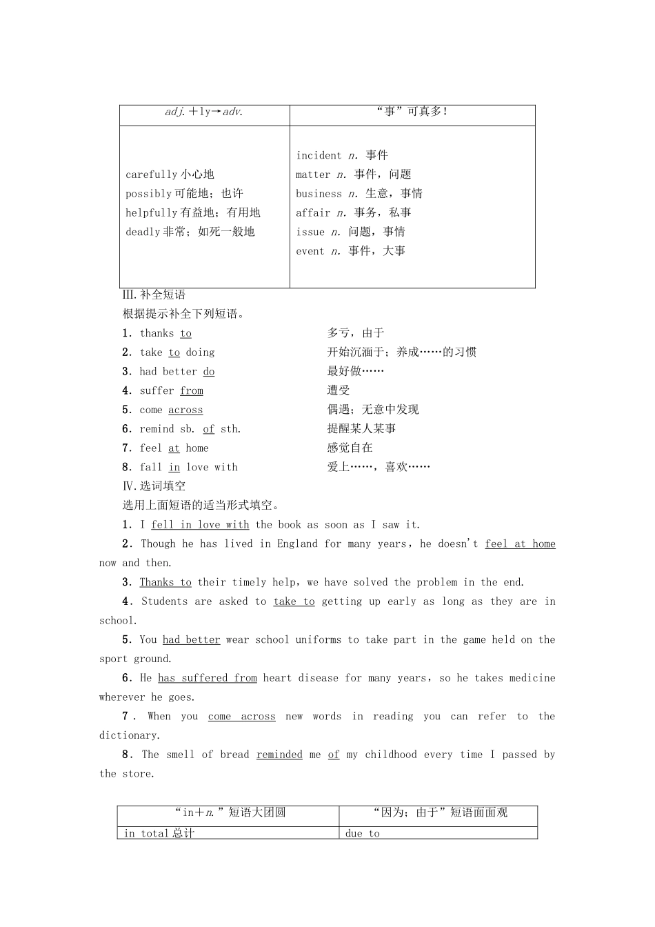 高中英语 Unit 1 Food for thought Section Ⅱ Language Points Starting out  Understanding ideas教案 外研版必修第二册-外研版高一第二册英语教案_第2页