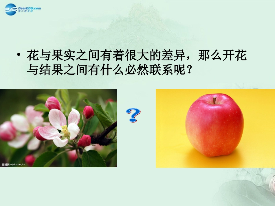 七年级生物上册 3.2.3 开花和结果课件 （新版）新人教版_第3页