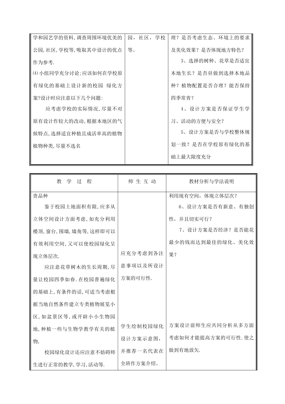 七年级生物上册《我国的绿色生态工程》教案2 北师大版_第2页