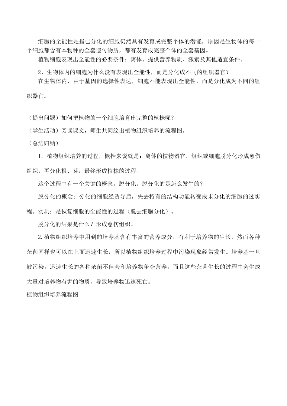 高中生物 2.2《植物的克隆》教案浙教版选修三_第2页