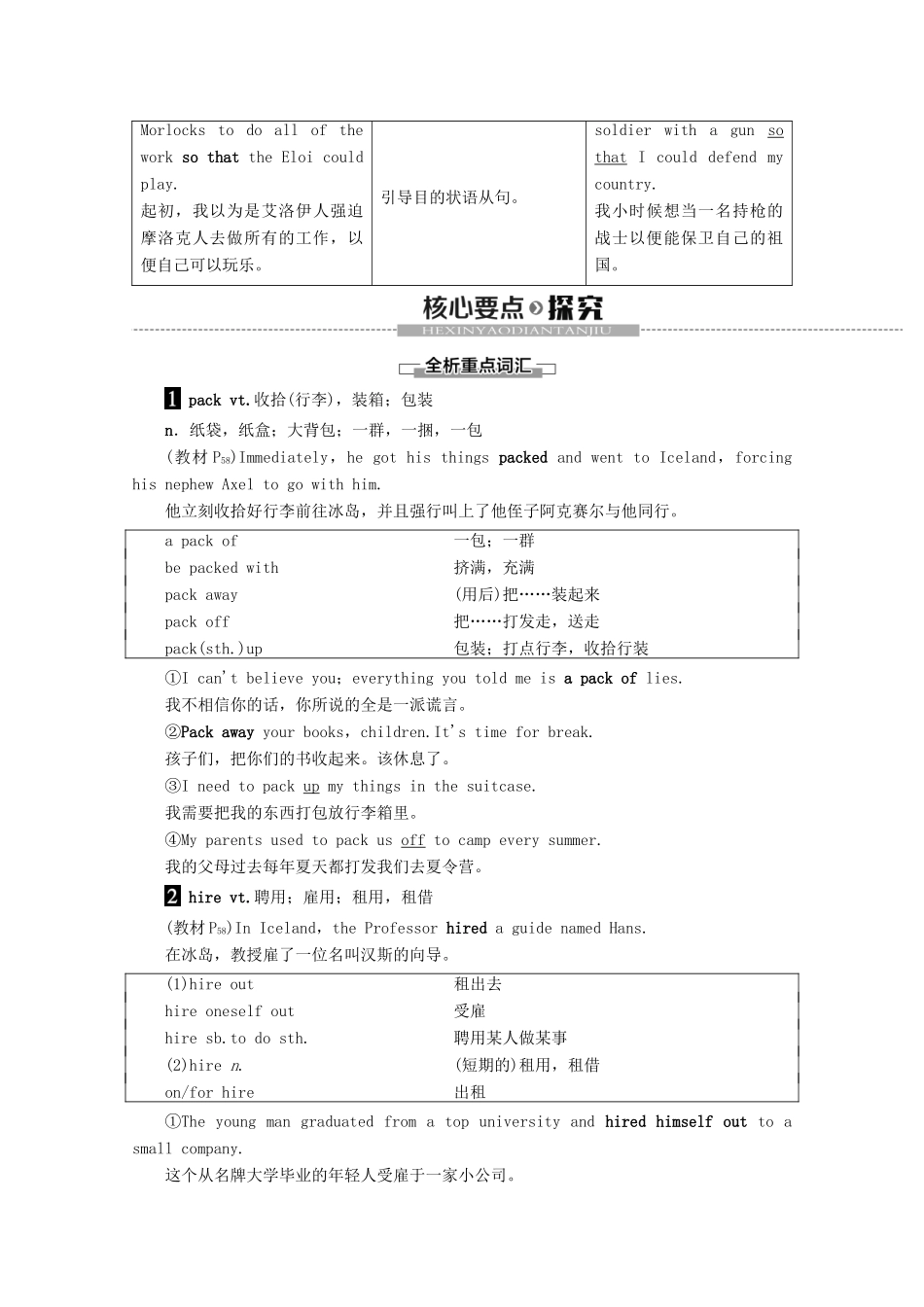 高中英语 Unit 3 Tomorrow’s world Section Ⅵ Language points（Ⅲ）（Project）教案（含解析）牛津译林版必修4-牛津版高一必修4英语教案_第3页