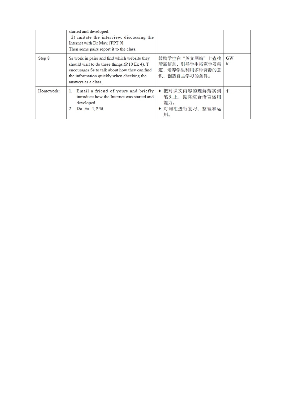 福建省北京师范大学泉州附属中学高一英语《Unit4lesson2》教案 北师大版_第2页