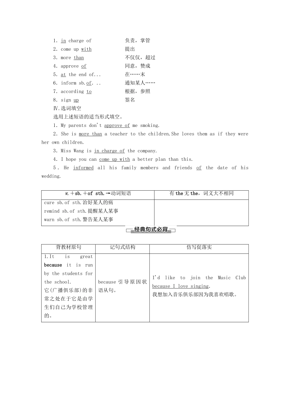 高中英语 Unit 1 School life Section Ⅵ Language points（Ⅲ）（Project）（教师用书）教案 牛津译林版必修1-牛津版高一必修1英语教案_第2页
