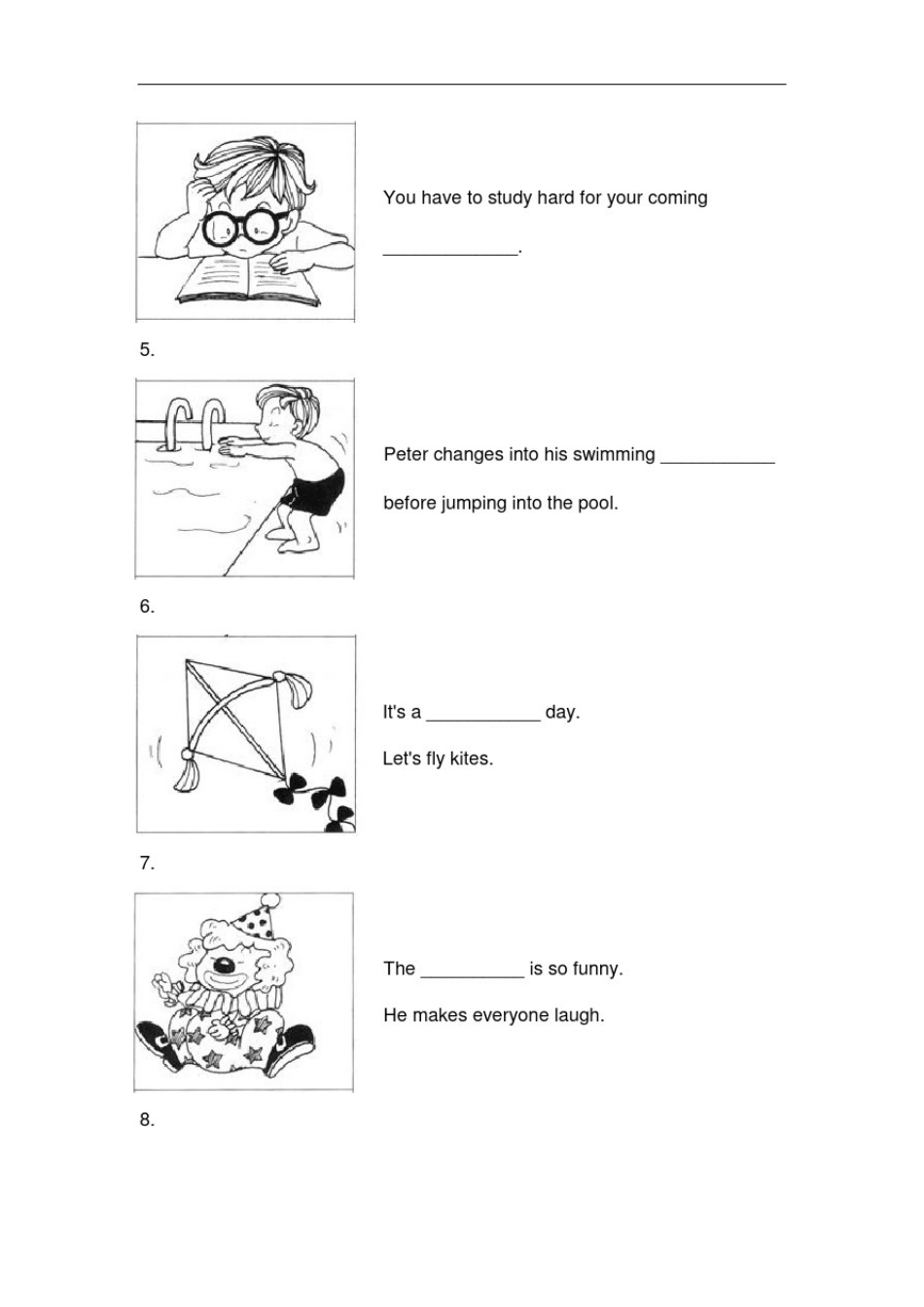 新加坡小学一年级英语试PRACTICE7_第2页