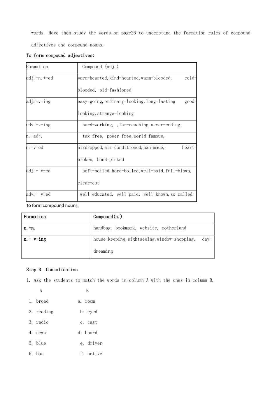 高中英语 Unit2 Sporting events word power教案 牛津译林版必修4-牛津版高一必修4英语教案_第2页