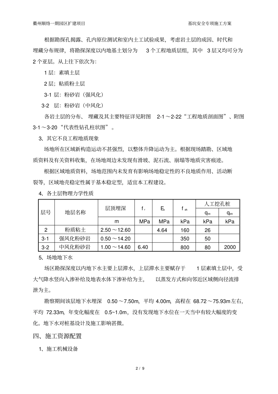 (完整版)基坑安全专项施工方案_第3页