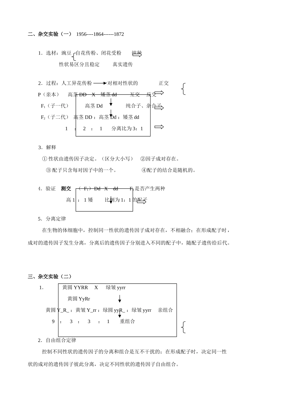 高中生物必修2教案（20节精品）_第2页