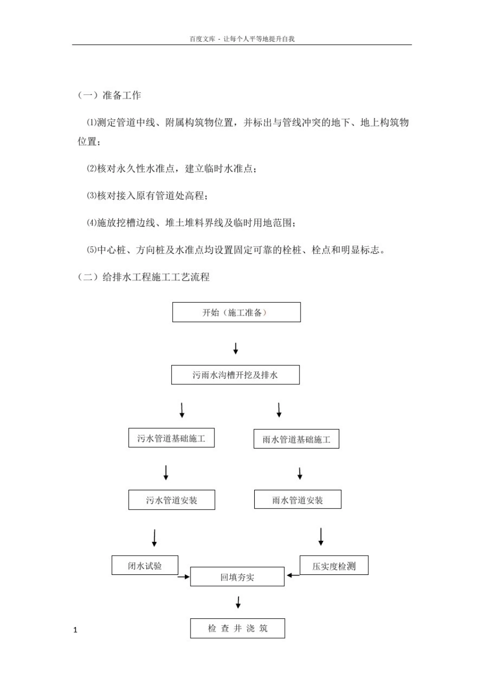市政排水管道施工方案_第1页
