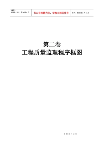 公路工程监理工作程序框图大全