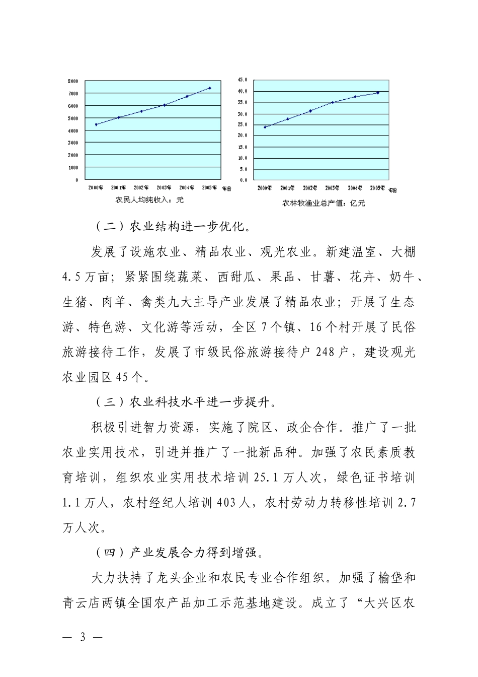 农业发展规划doc-北京市交通委员会_第3页