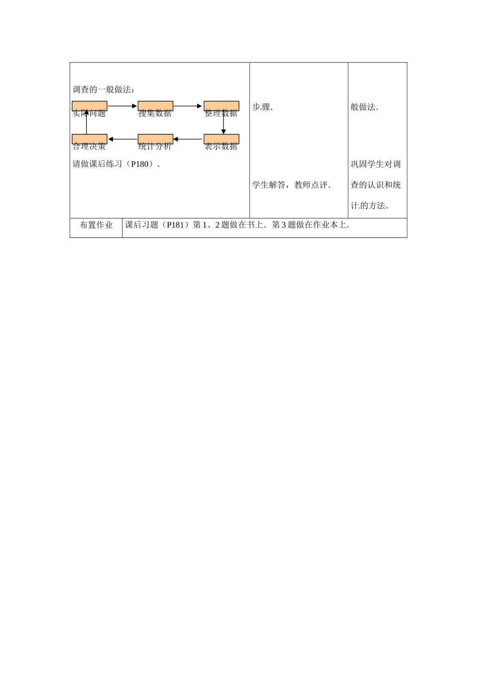 七年级数学下册2.1 数据的收集（教案1）冀教版_第3页