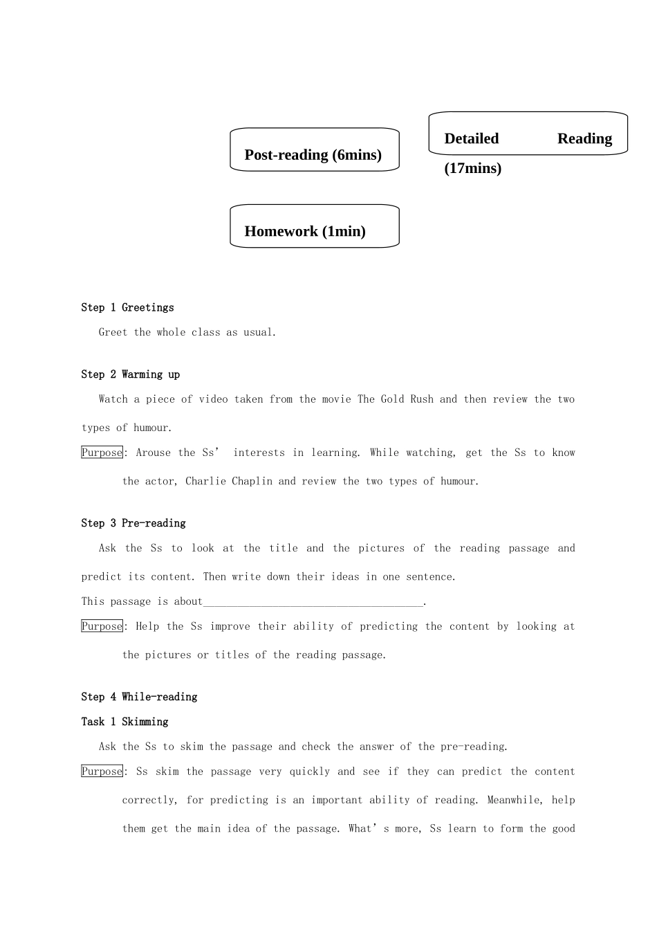高中英语 Book4 Unit3说课稿 新人教版必修4_第3页